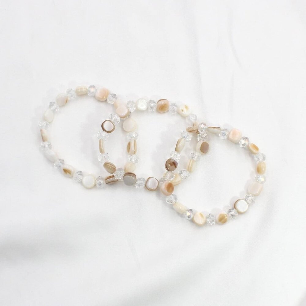 Multi Rows Stackable Stretch Bracelet Colorful Sh… - image 7